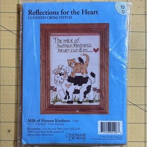 Candamar Designs Reflections for the Heart Cross Stitch Kit